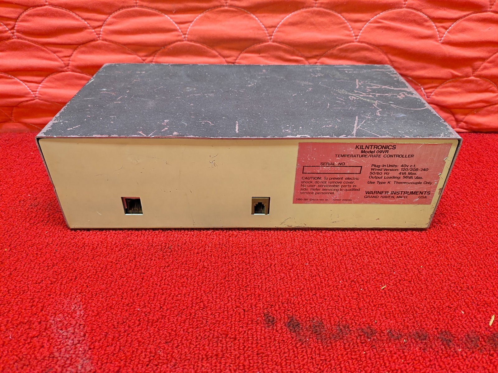 Used KilnTronics 09VR Temperature/Rate Controller Good Condition