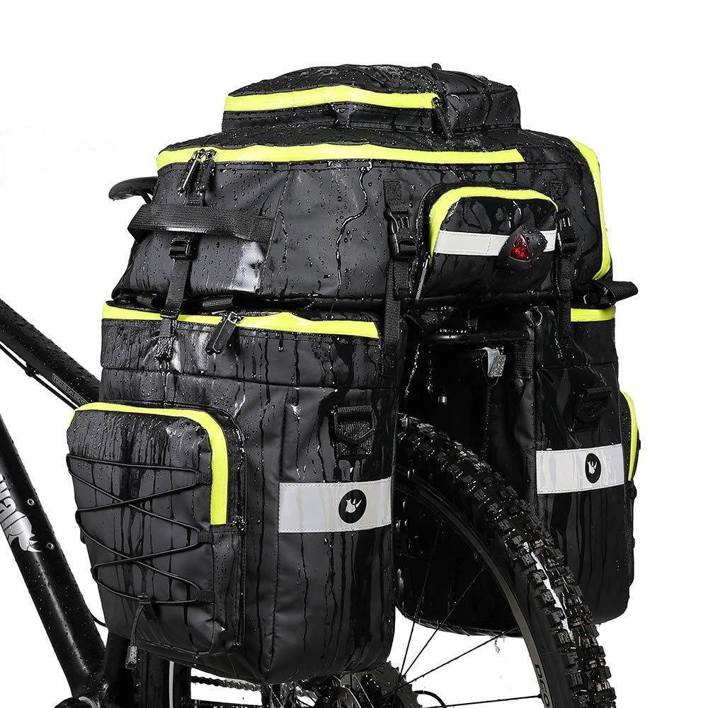 Bike Bag Bike Pannier Bag Set, for Bicycle Cargo Rack Saddle Bag Shoulder Bag...
