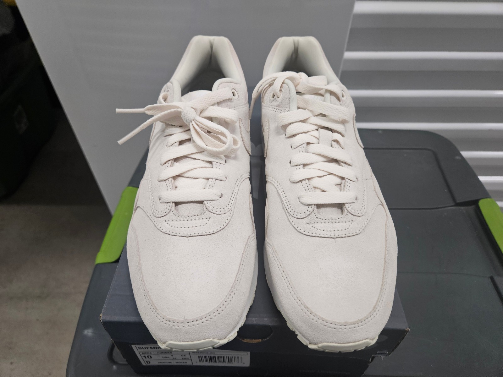 Nike Air Max 1 Beige/Bone Nike ID Sz 10