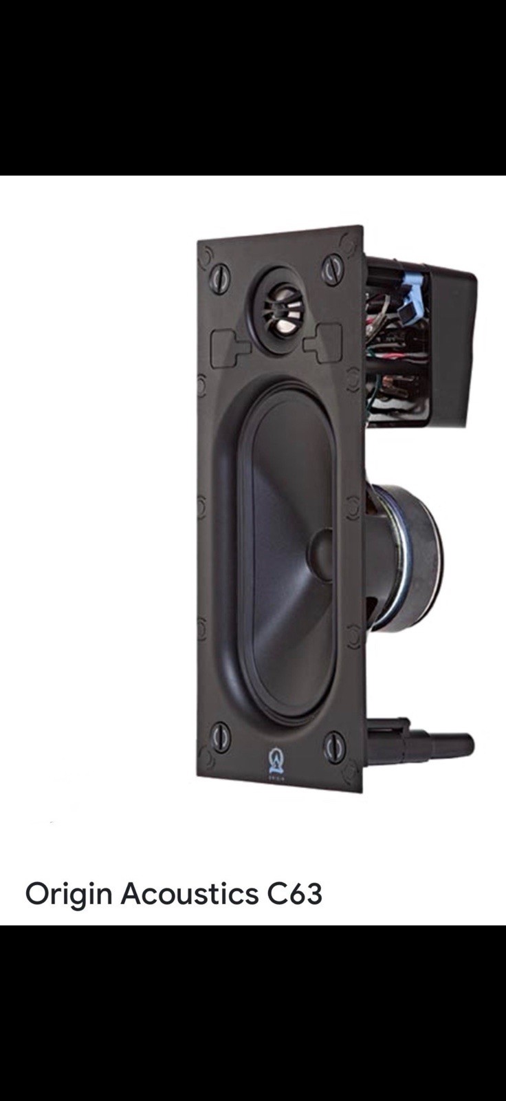 Origin Acoustics C63 4x8" 2-Way In-Wall Speaker (2)