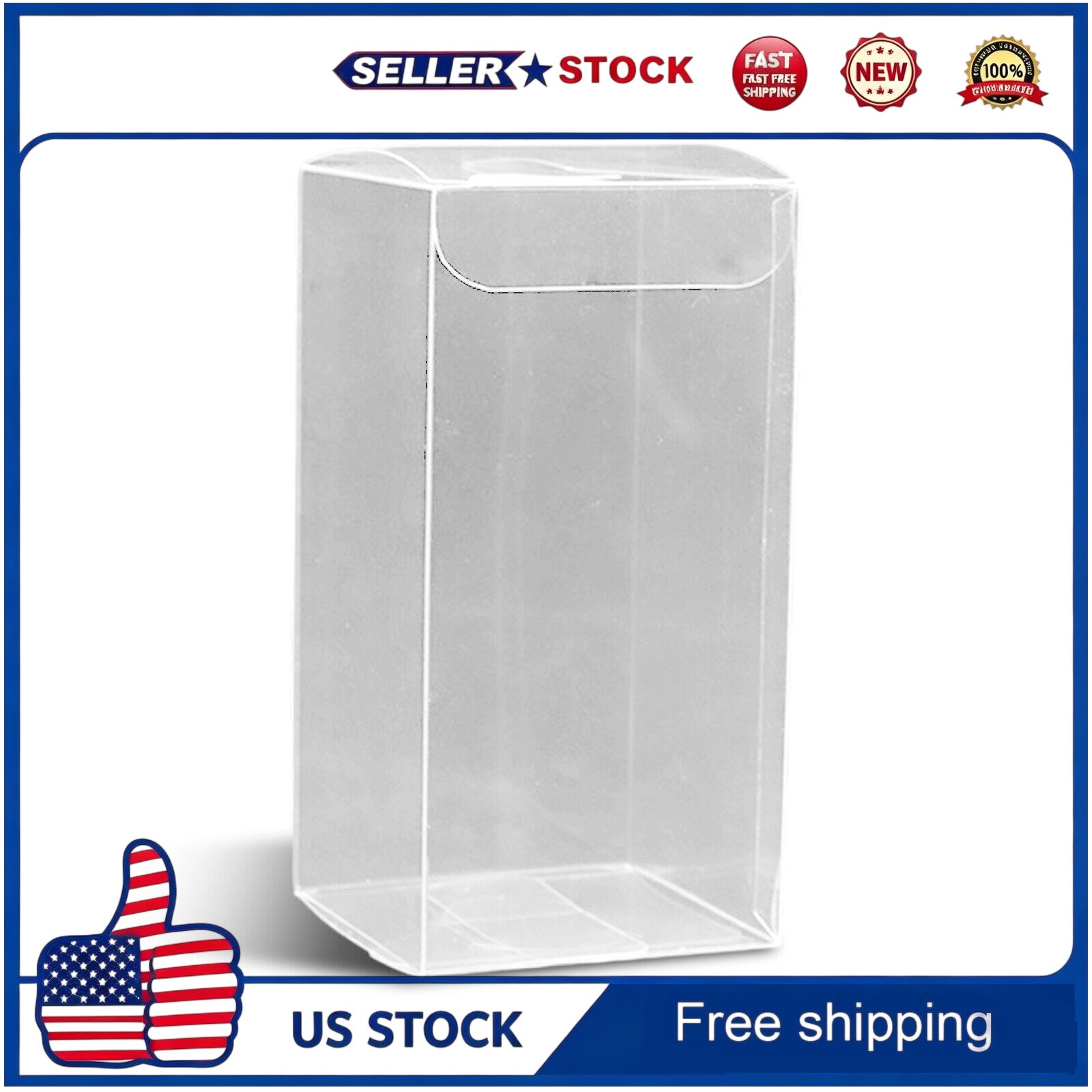 25pcs Clear Model Toy Car Display Box Show Storage Case Dustproof For 1:64 Scale