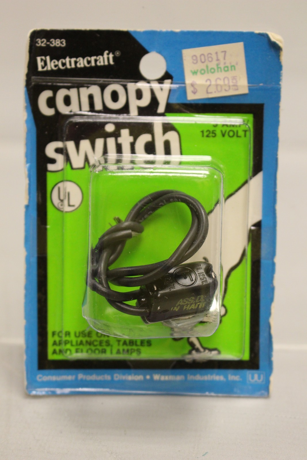Electracraft Canopy Switch - 32-383 - 125 volt - New
