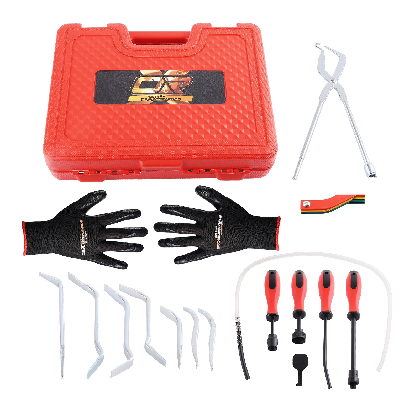 15pcs Drum Brake Tool Kit Drum Brake Adjustment Tool Brake Spring Compressors