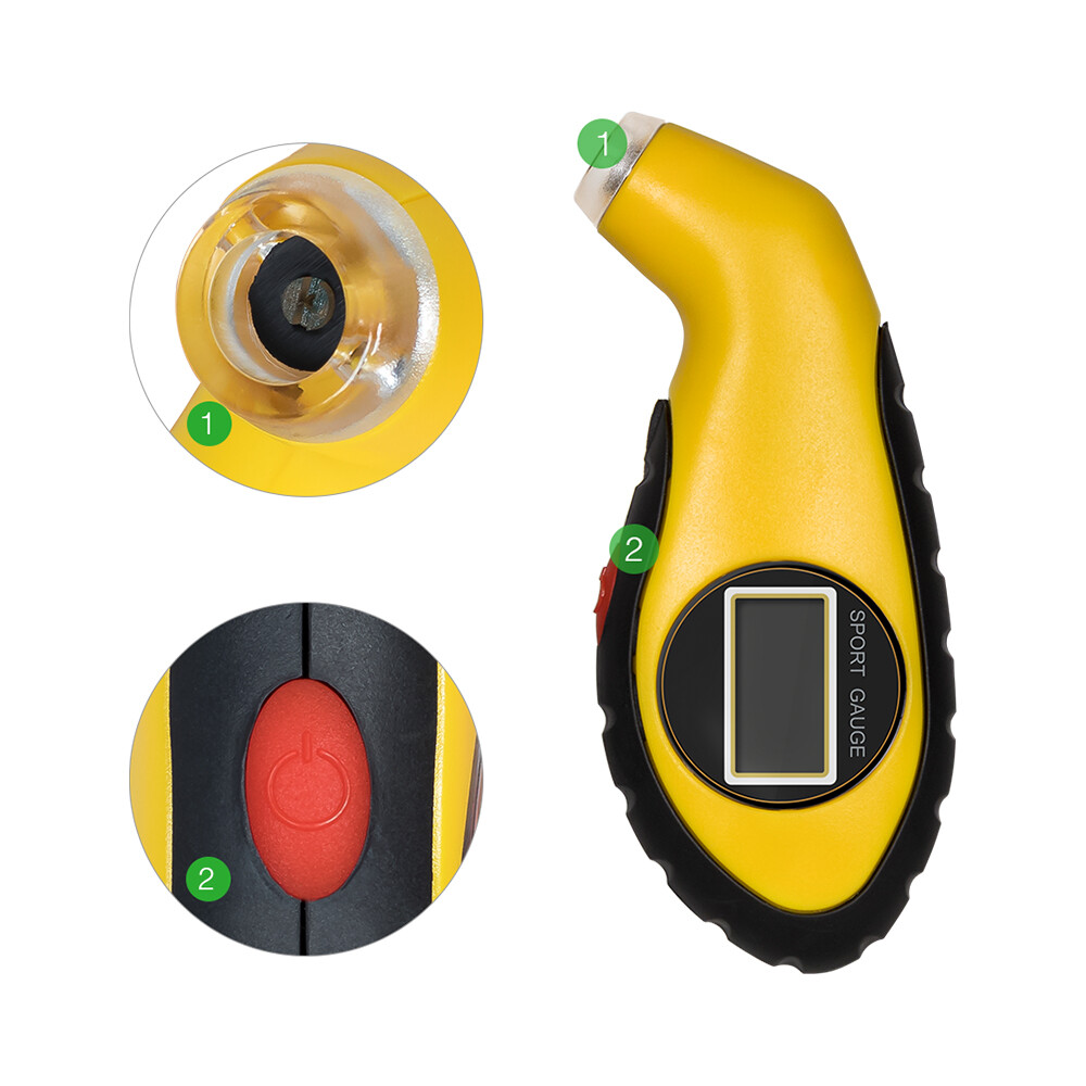 LCD Digital Tire Pressure Gauge Auto Car Truck Air PSI Meter Tester Tyre Gage