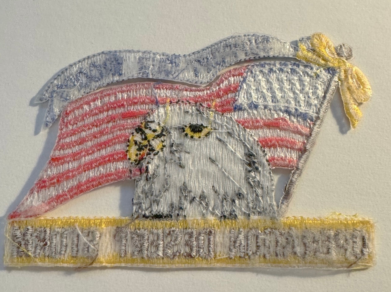 Operation Desert Storm - Support Our Troops Eagle Flag Patch