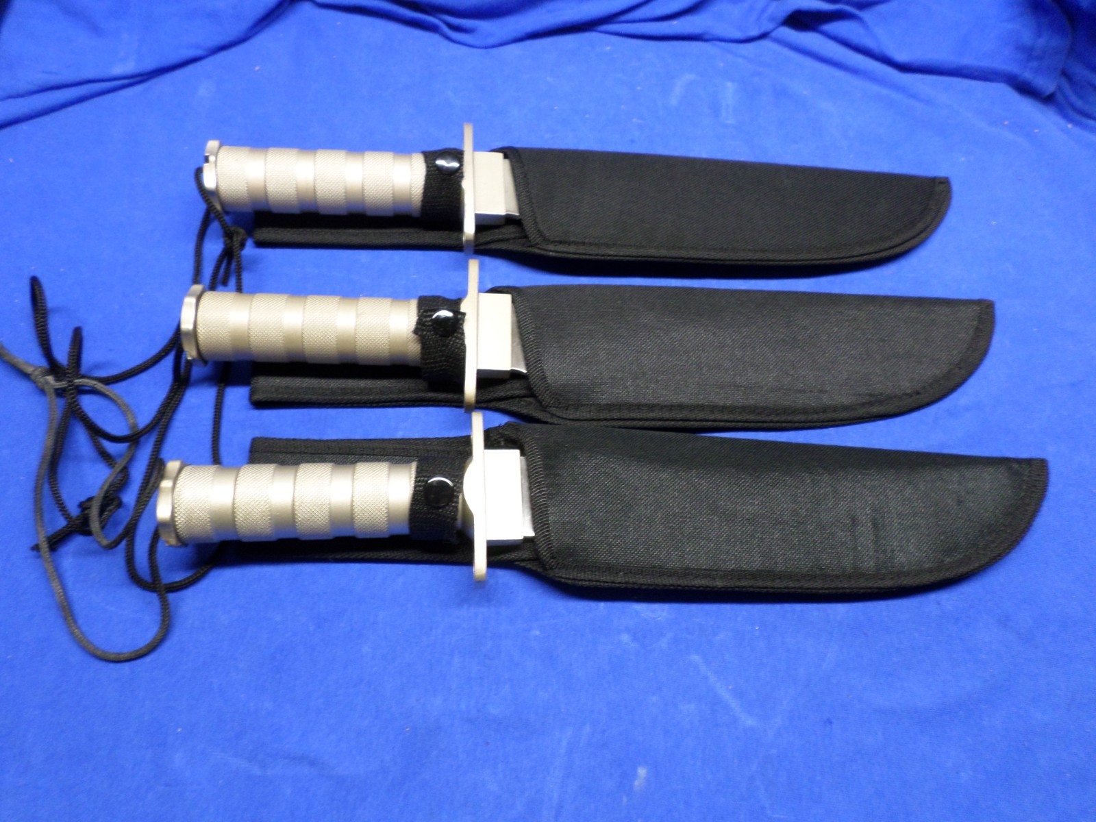 Survival Knife with Sheath, Compass, Kit - 3 Available