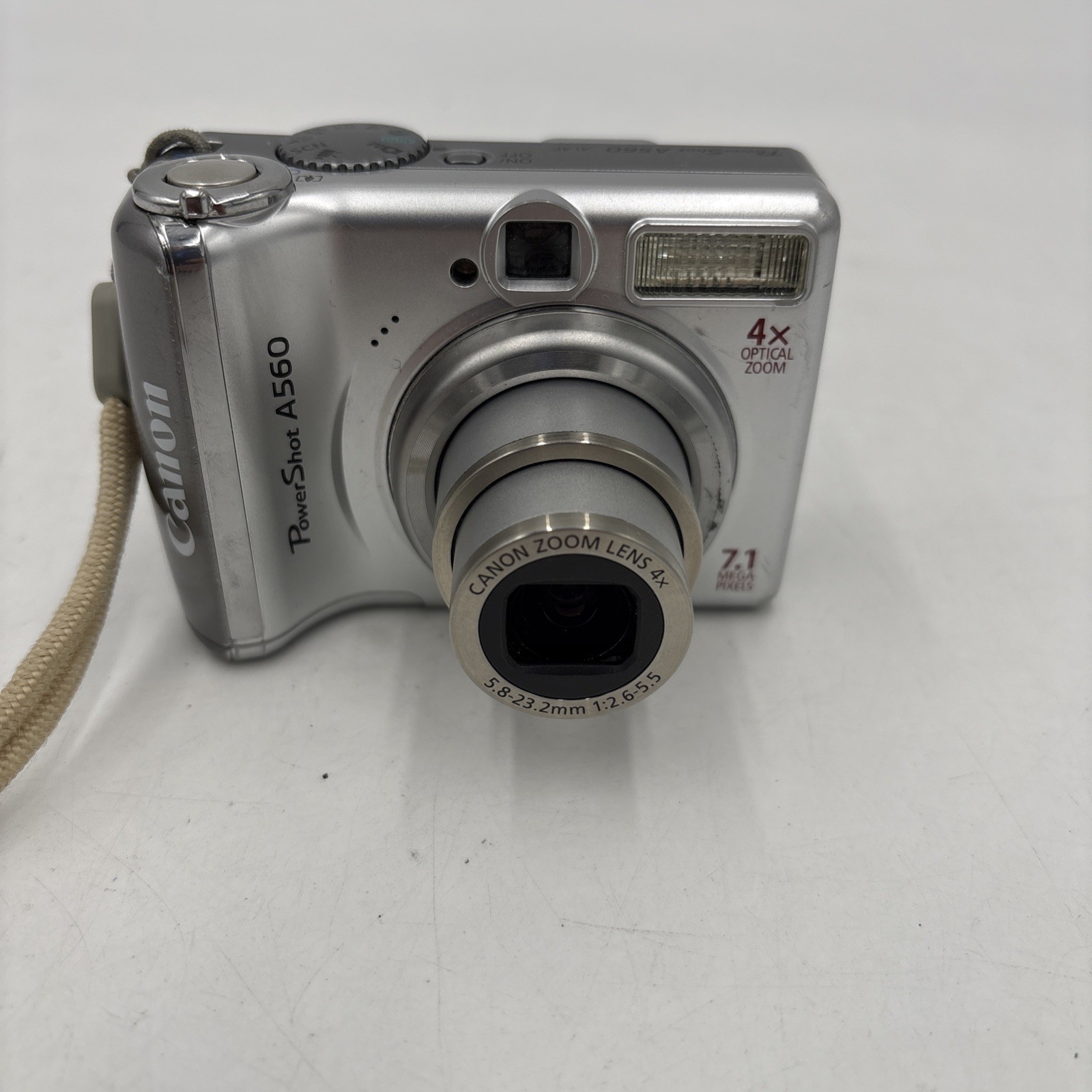 Canon Digital Camera PowerShot A560 7.1MP 2gb SD Card Strap Clean Tested Working