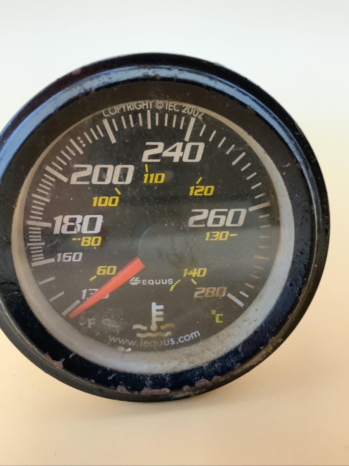 2002 Ski-Doo Temperature Gauge Equus White