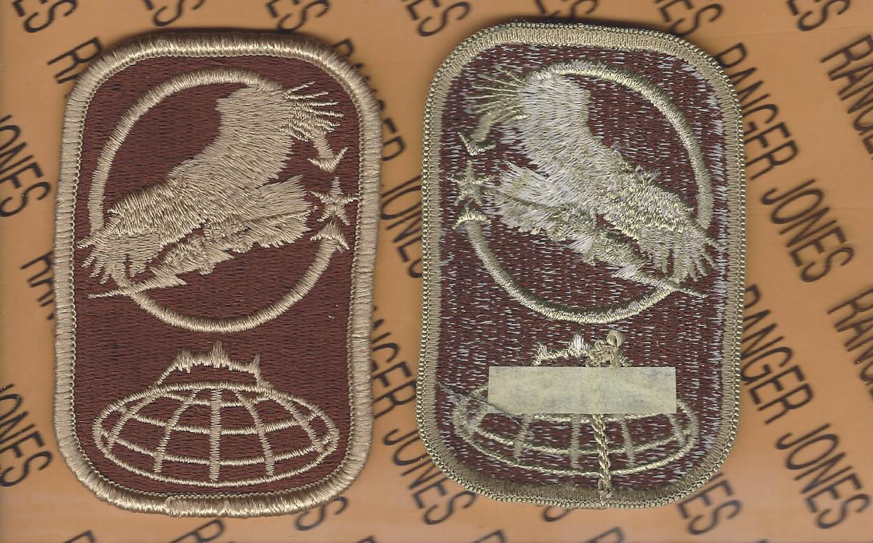 100th Missle Defense Brigade 3.25" Desert DCU uniform patch m/e