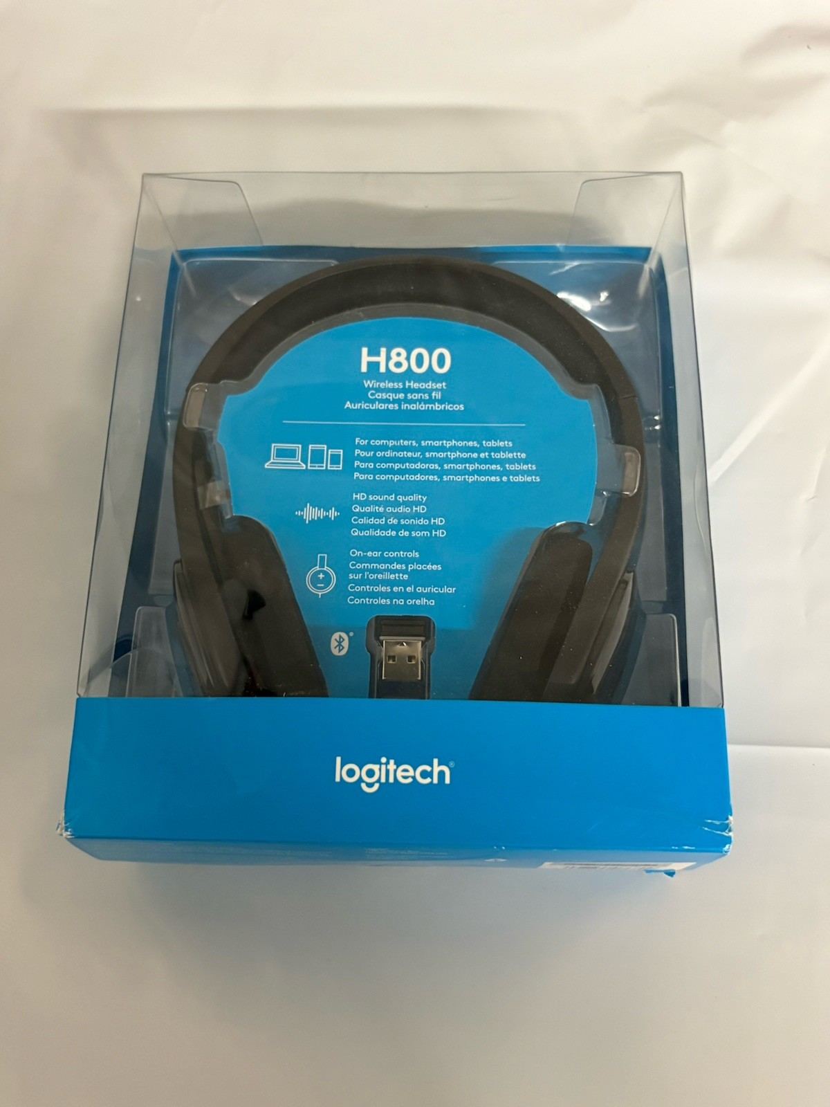 Logitech H800 Bluetooth Wireless Over The Head Headset - NEW