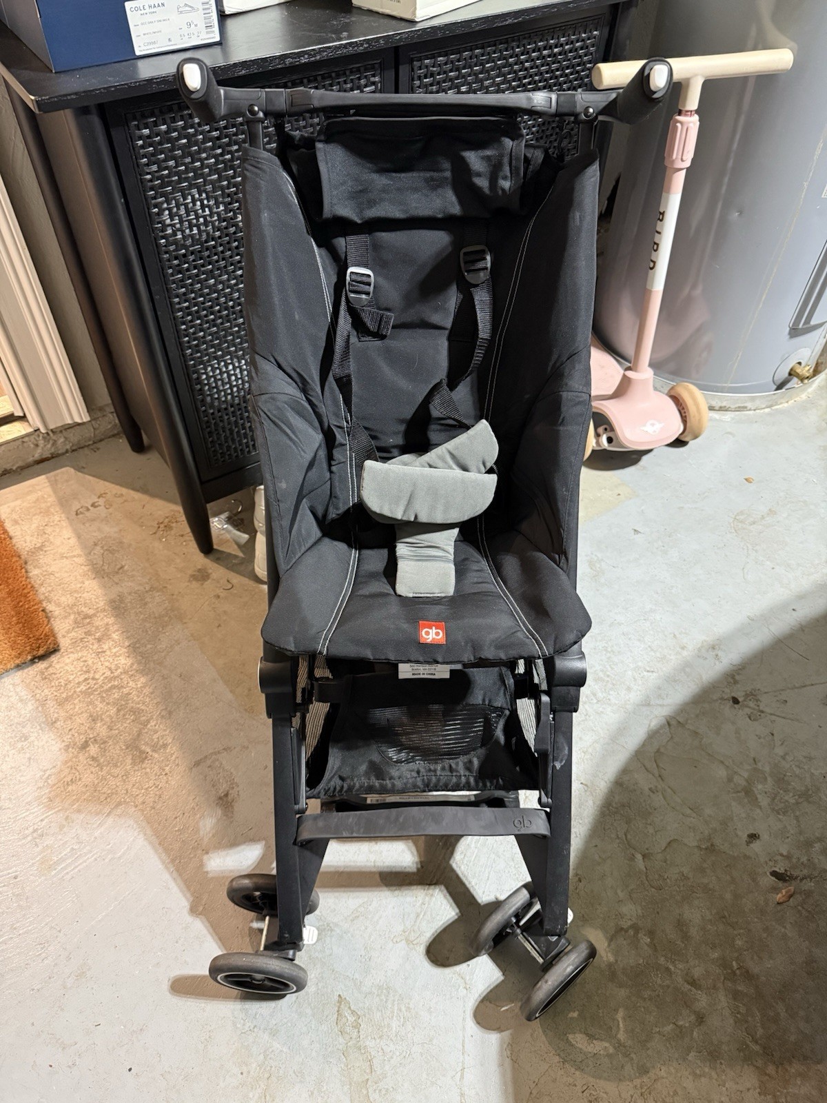 GB Pockit+ Lightweight Folding All Terrain Infant Stroller - Black