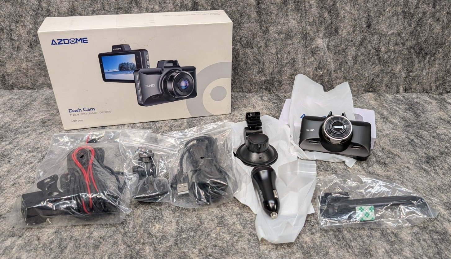 AZDOME M01 Pro 2CH Dash Cam 1080P with ADAS 3" Screen 24H Parking Mode 🔥New🔥