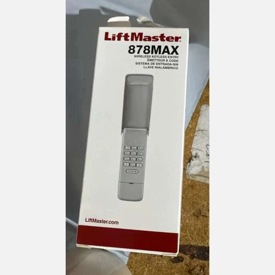 5 Pack LiftMaster 878MAX Wireless Garage Door Keypad Keyless Entry System