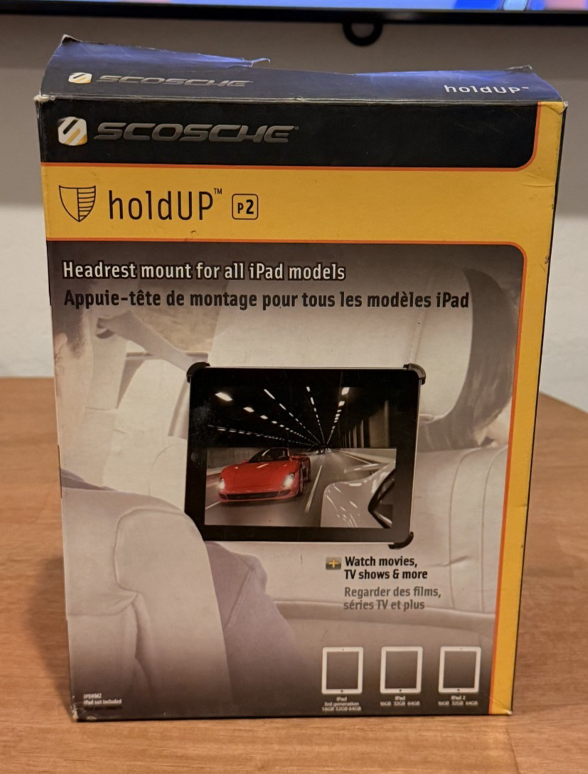 Scosche holdUP Headrest Mount for Apple iPad 1, 2, 3 or 4