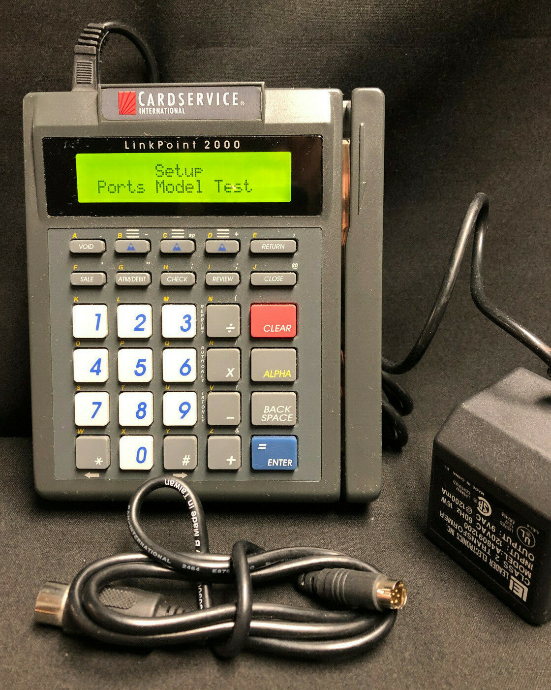 LinkPoint 2000 Card Service International LP2000 Credit Card POS Terminal