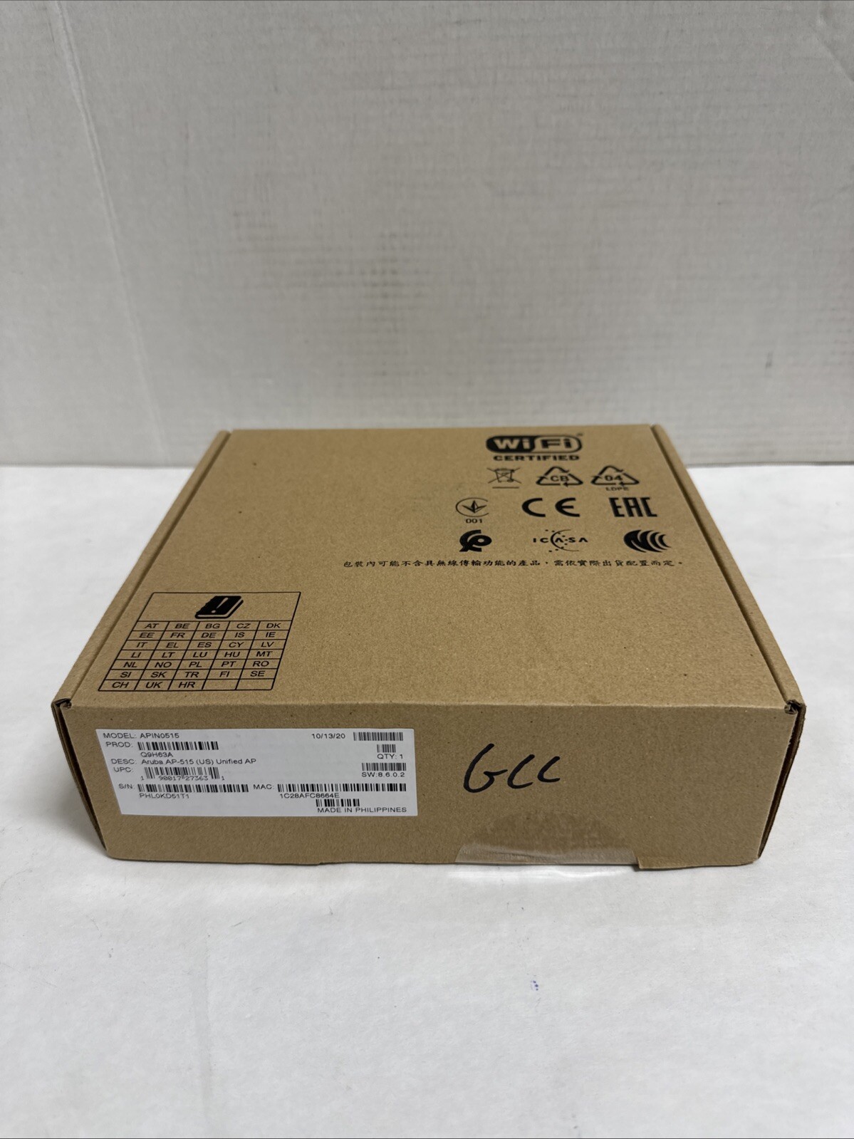 Aruba Q9H63A AP-515 (US) Dual Radio 802.11ax  APIN0515  NEW SEALED SEE PHOTOS