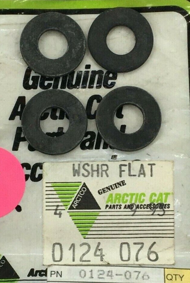 0124-076 Arctic Cat Snowmobile Multi Use Flat Washer Fits 1988-1994 Models 4pk