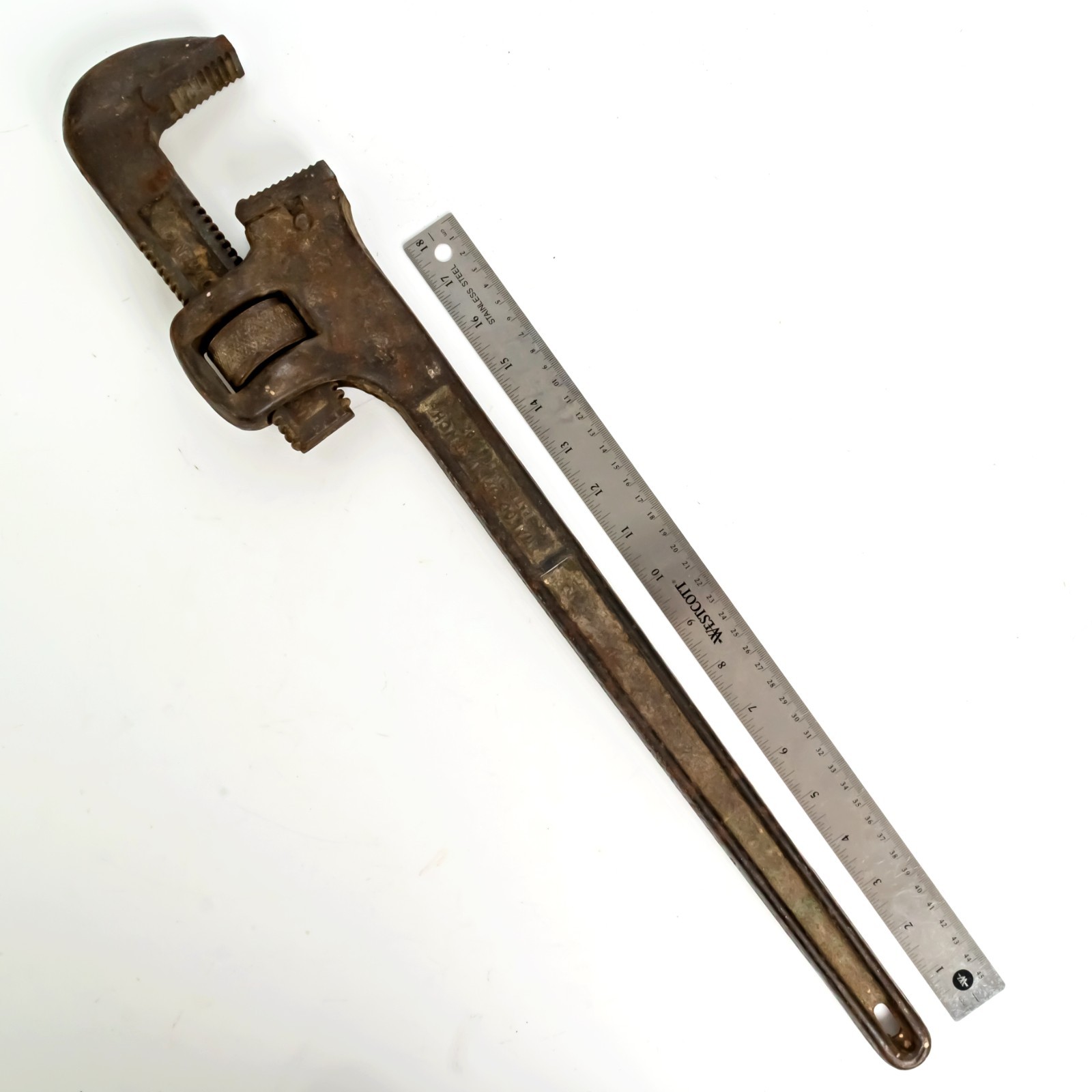 Walworth WALCO 24" Pipe Wrench Heavy Duty USA Vintage
