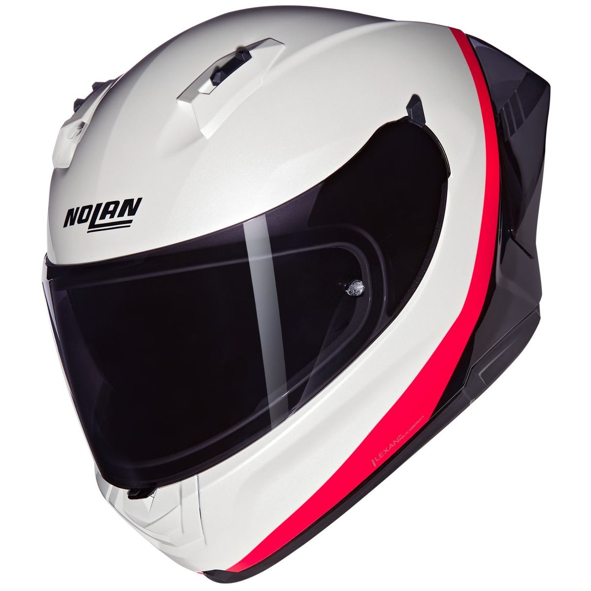 Nolan Full Face Helmet N60-6 Sport Verniciatura Speciale 347 Size: M White Black Red