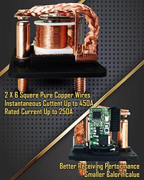 Remote Battery Disconnect Switch 12v, 250A, Upgrade Prevent 250A Standard