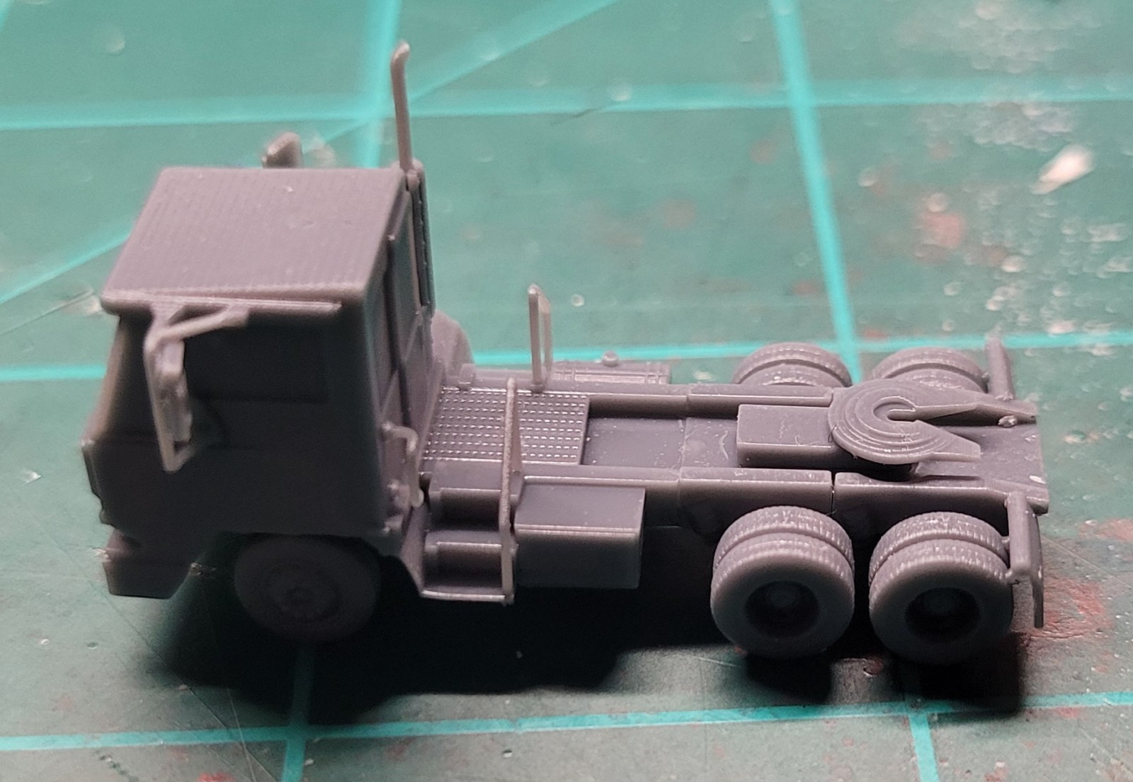 N Scale Semi Trailer Yard Mule 4 Pack - MODULAR DESIGN! READ DESCRIPTION!