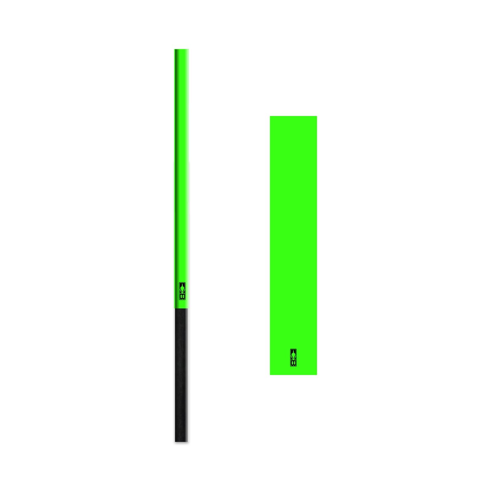 Bohning 7" Solid Wrap 7" Neon Green Standard Arrow Wrap, 12pk (501051NG)