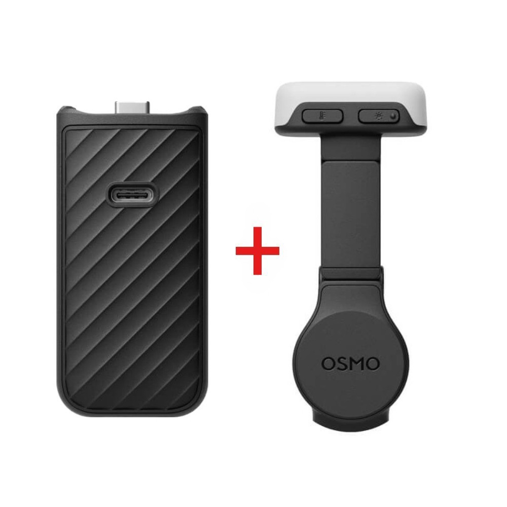 DJI Osmo Pocket 4 Fill Light and Osmo Pocket 4 Battery Handle Combo