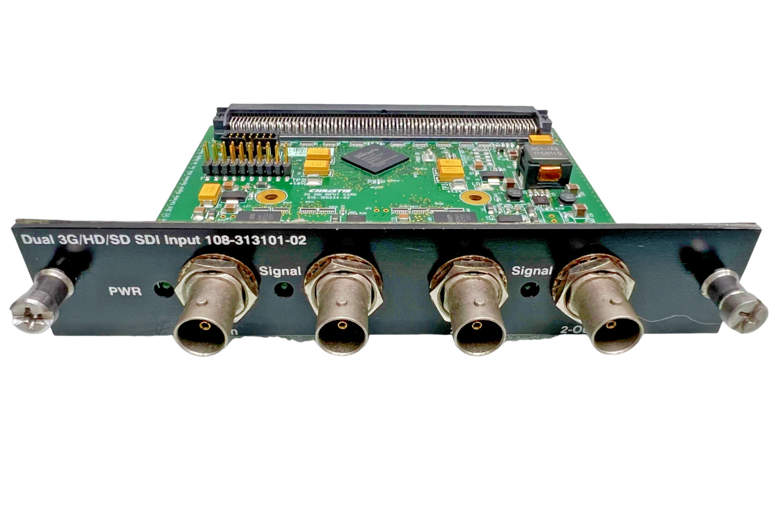 Christie Dual 3G/HD/SD SDI Input Card 108-313101-02  , 015-100234-02