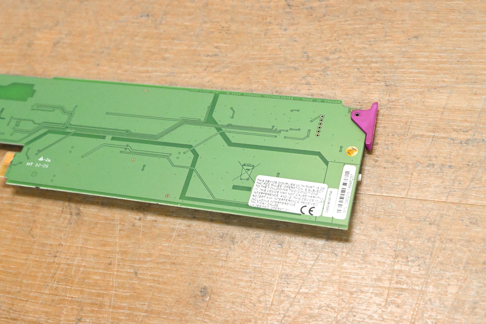 Miranda VDA-1002 Analog Video Distribution Amplifier Module CG0113P