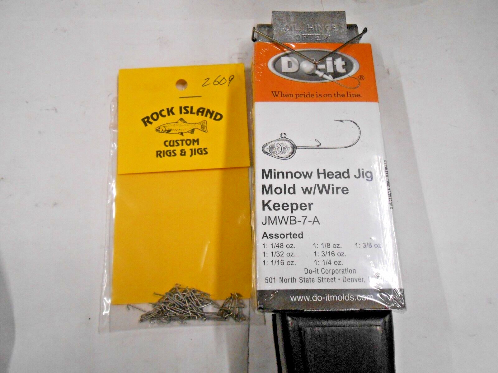 3500 Do-It Minnow Head keeper Jig Mold 1/48 - 3/8 oz 100 Keeper wires included
