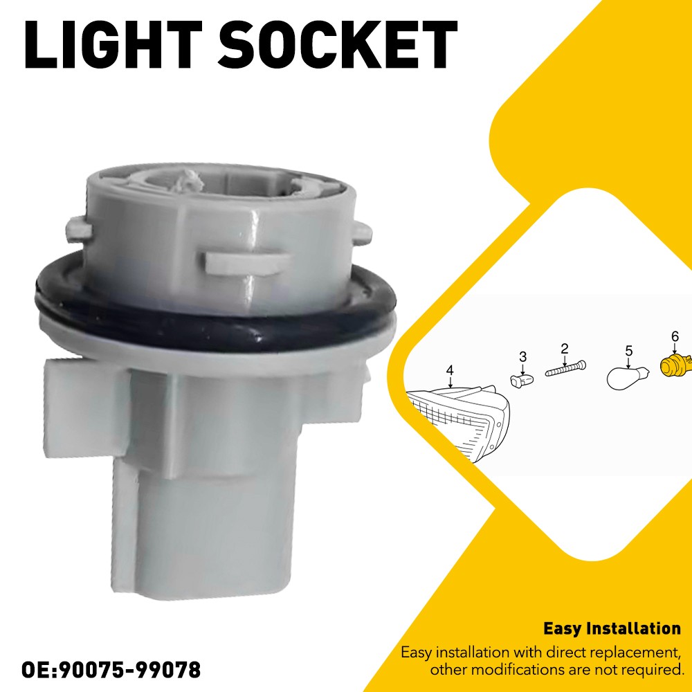 TURN SIGNAL LAMP SOCKET 90075-99078 FIT FOR TOYOTA 4RUNNER PICKUP TACOMA COROLLA