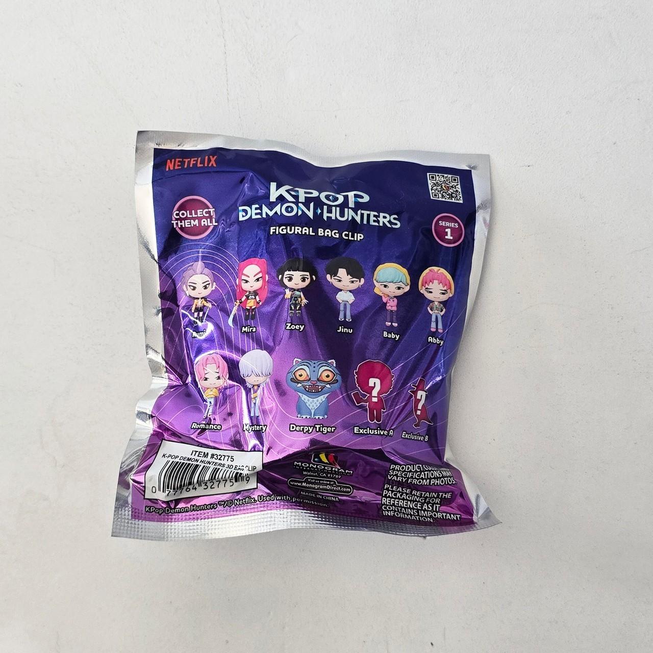 K-Pop Demon Hunters NEW Blind Bag Series 1 Key Chain Monogram