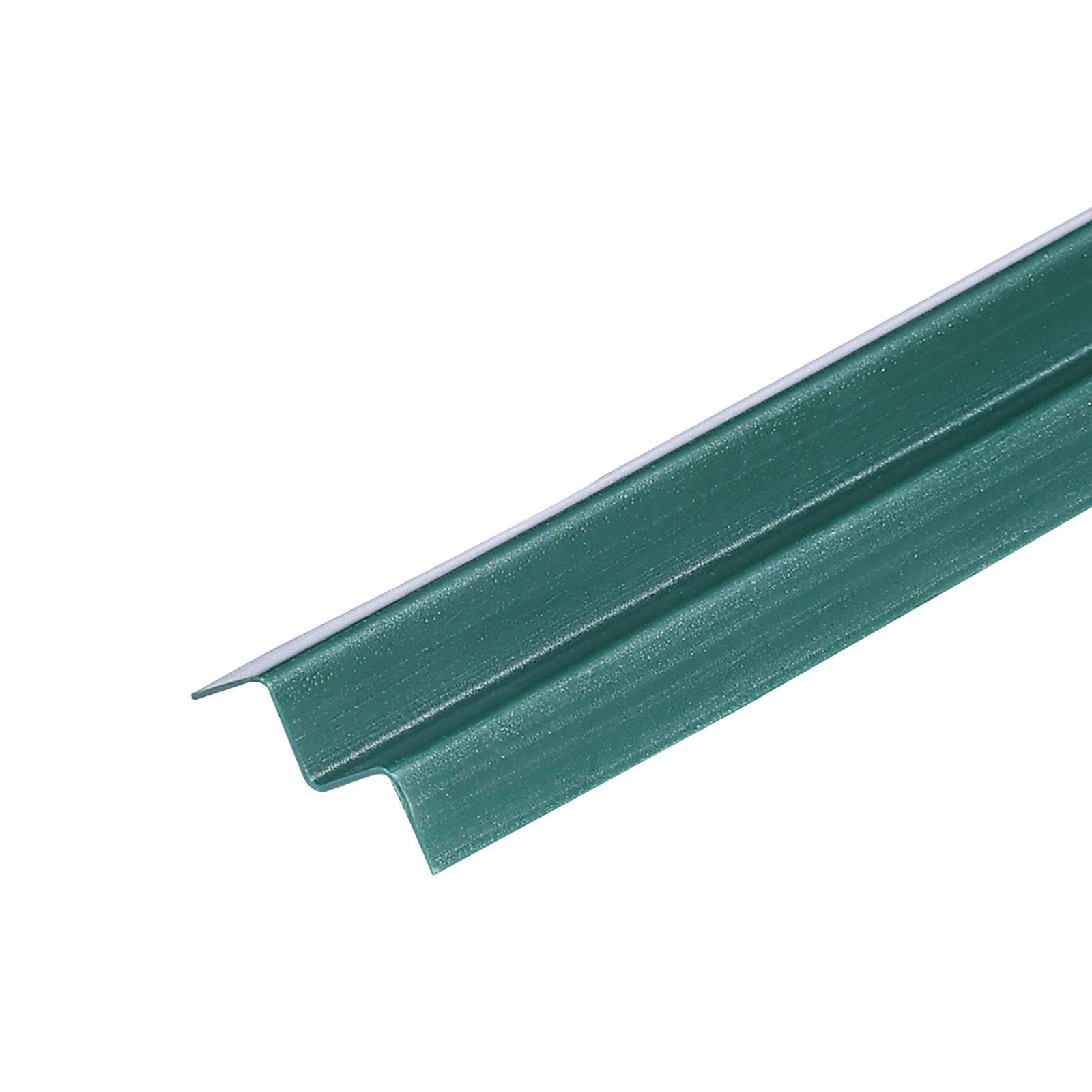 44.5in Flexible Single-Wall Slats for 4ft Fence Bottom Lock Green Firm