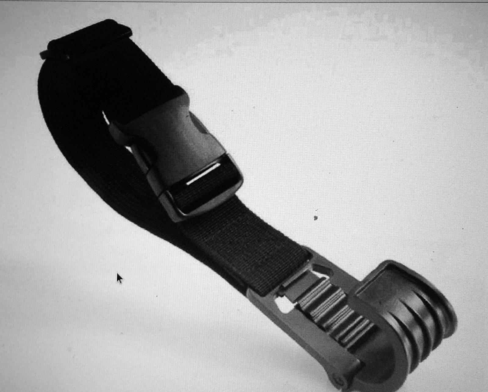 J Hook Luggage Strap BLACK Universal Pilot Travel Aviation Adjustable Business