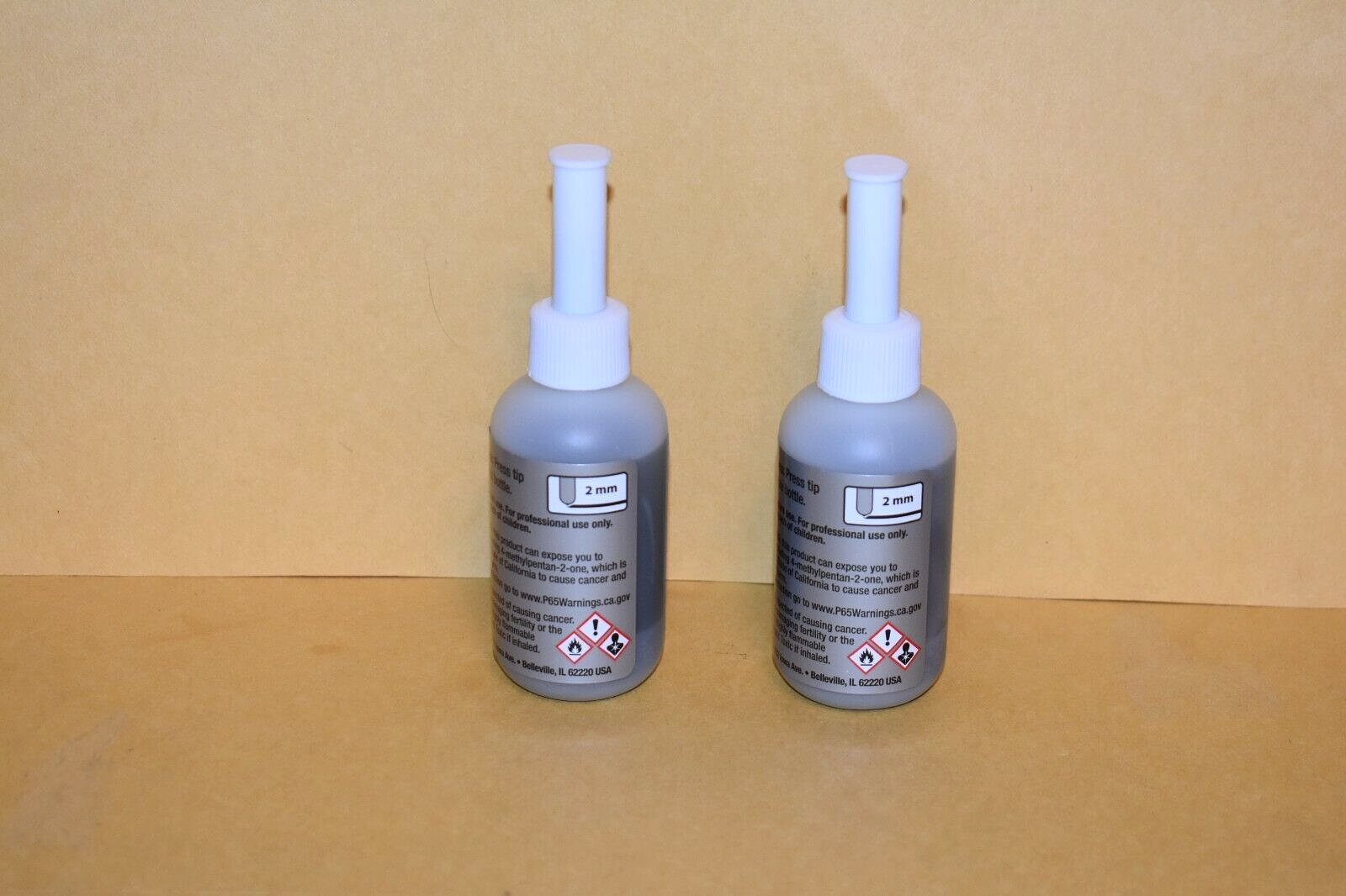 2 Metal Head Paint Markers 2 Oz Silver Auto Salvage Industrial Junk Yard Crafts