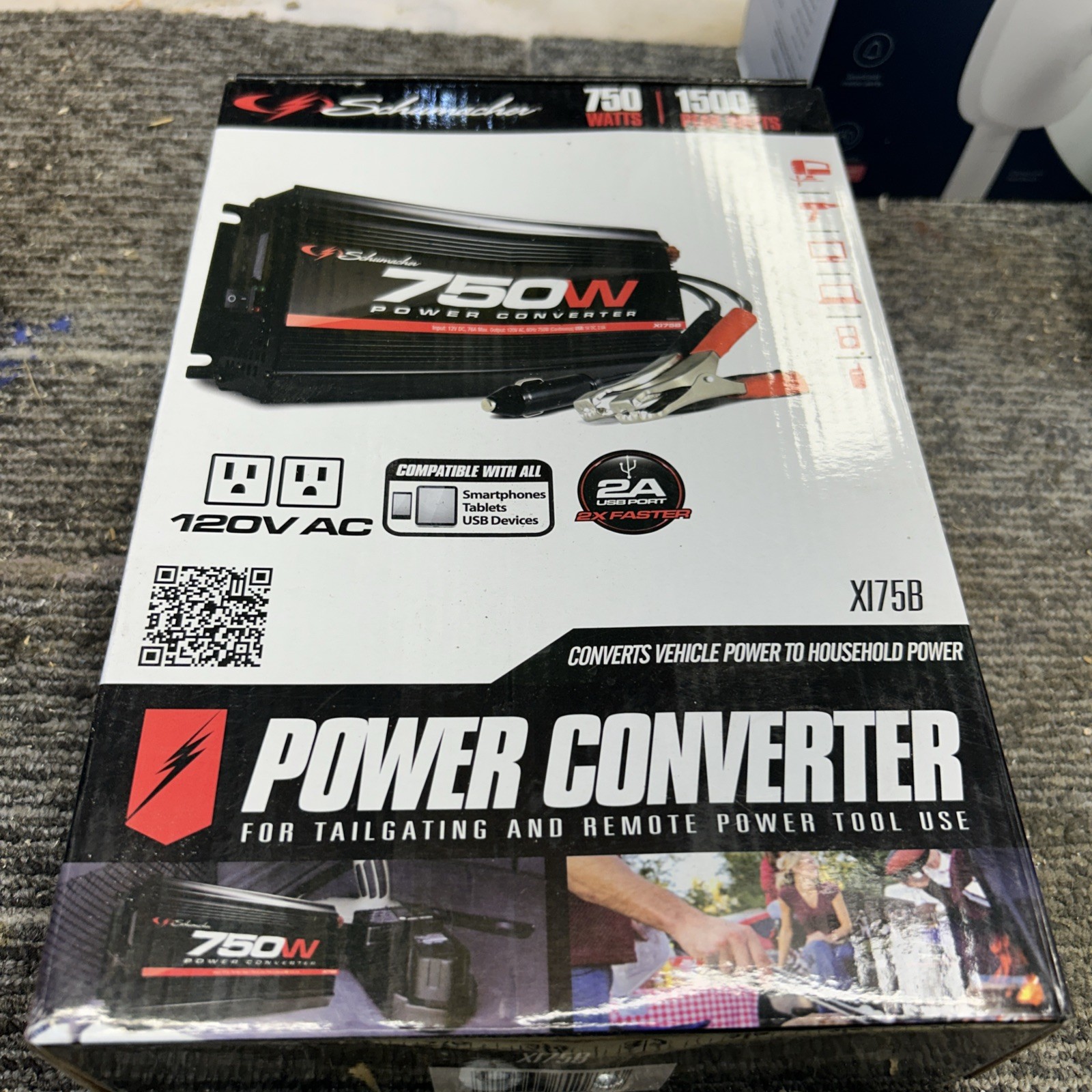 New In Box Schumacher 750w / 120v Output Power Converter X175B Ships Free
