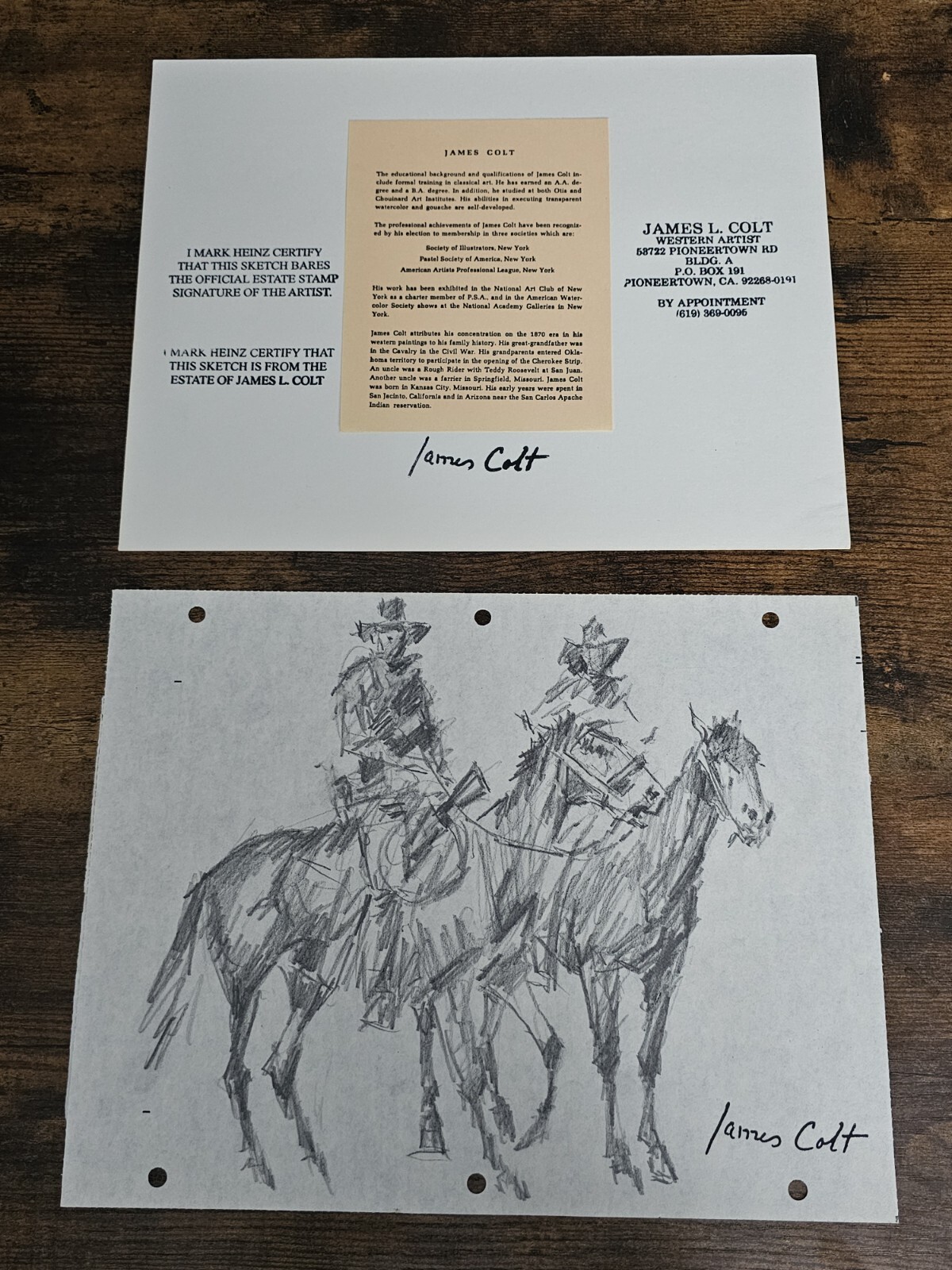 James Colt Western Cowboys Sketching (16)