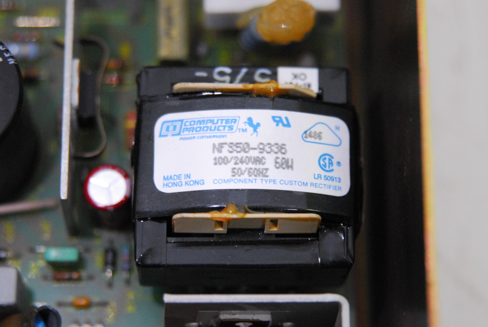 DEA G56230700 Power Supply W/ Mounting Bracket, Attached Cables