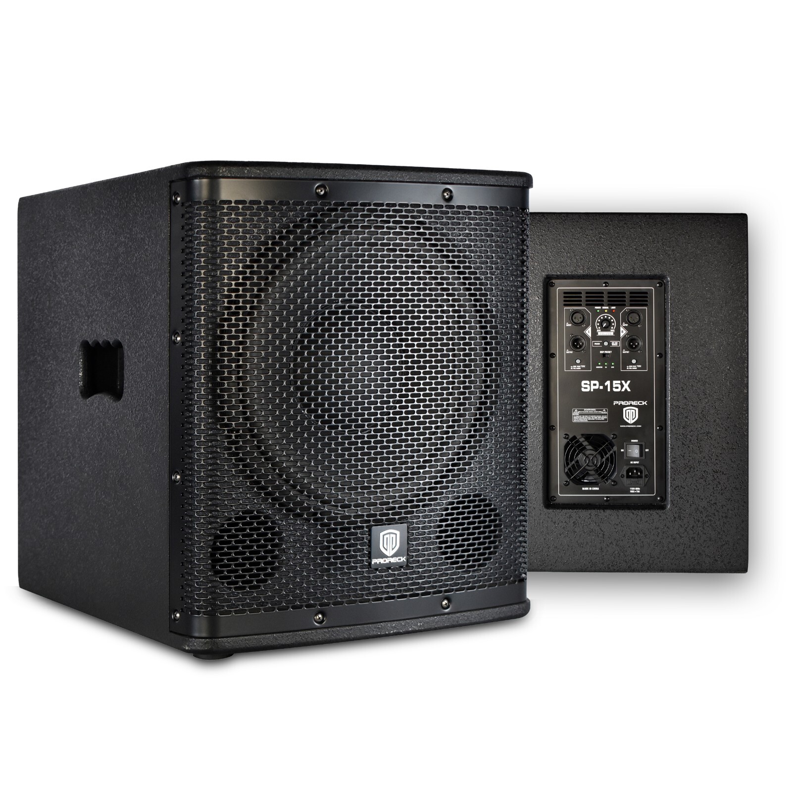 PRORECK SP-15X 15" Powered PA Subwoofer 2000W Class D Amp Home Club Bar