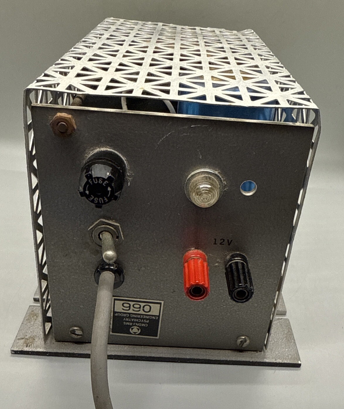 Vintage Cps Vac Electric Power Mate Cage Supply Icx-12b 47-420 105-125 8.5x5x5”