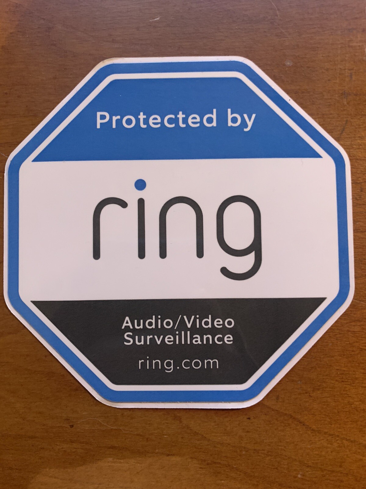 2x Ring Doorbell Sticker Decal Video Security Camera Door Window Sticker 4x4 OEM