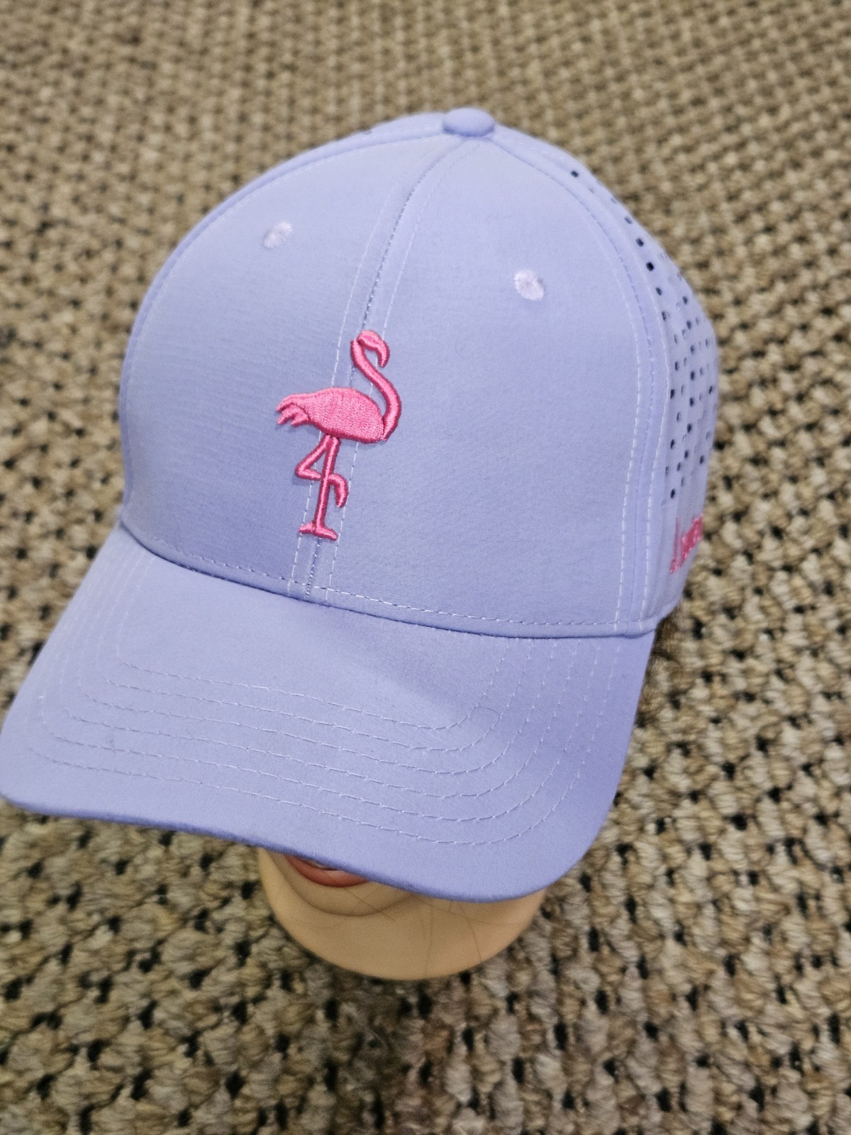 D Hudson Hat Flamingo Pool Party - Lilac / Pink  Golf Casual Tropical Cap