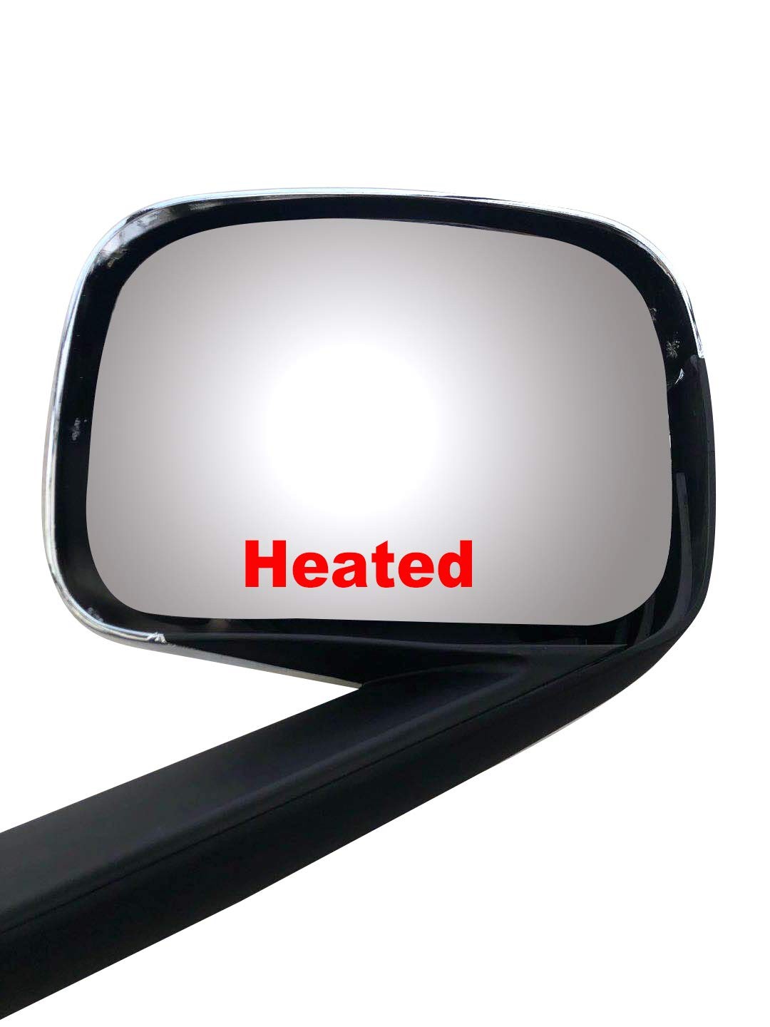 Longling Replacement Chrome Hood Mirror Passenger Right Side Fit Freightliner