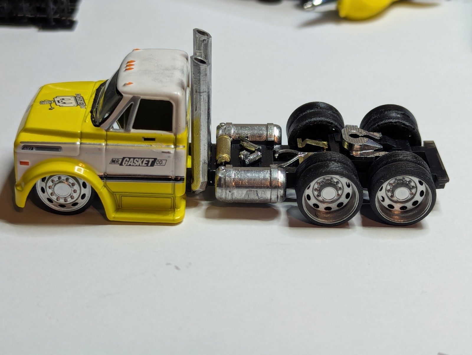 1/64 Scale Custom 3D printed M2 C-60 Tandem Axle Base/Wheels (Updated Version)