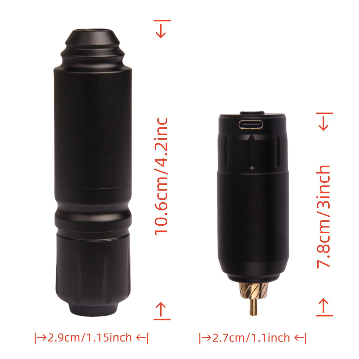 Tattoo Machine Pen Come With A Rechargeable Battery Type-c Charging Cable