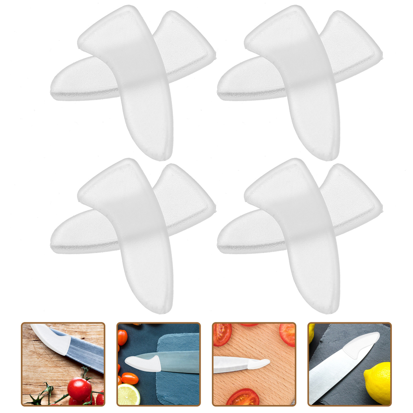 250 Pcs Blade Tip Protector Protecting Sleeves Knives Guards Set