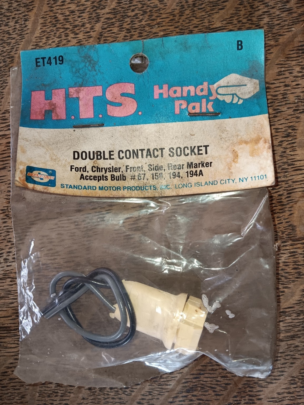 New Standard HTS Handy Pak ET419 Double Contact Socket -Ford Chrysler Marker