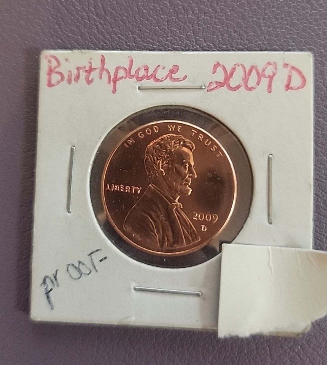 2009-D "Smiling" Lincoln Log Cabin Early Childhood Penny US Coin