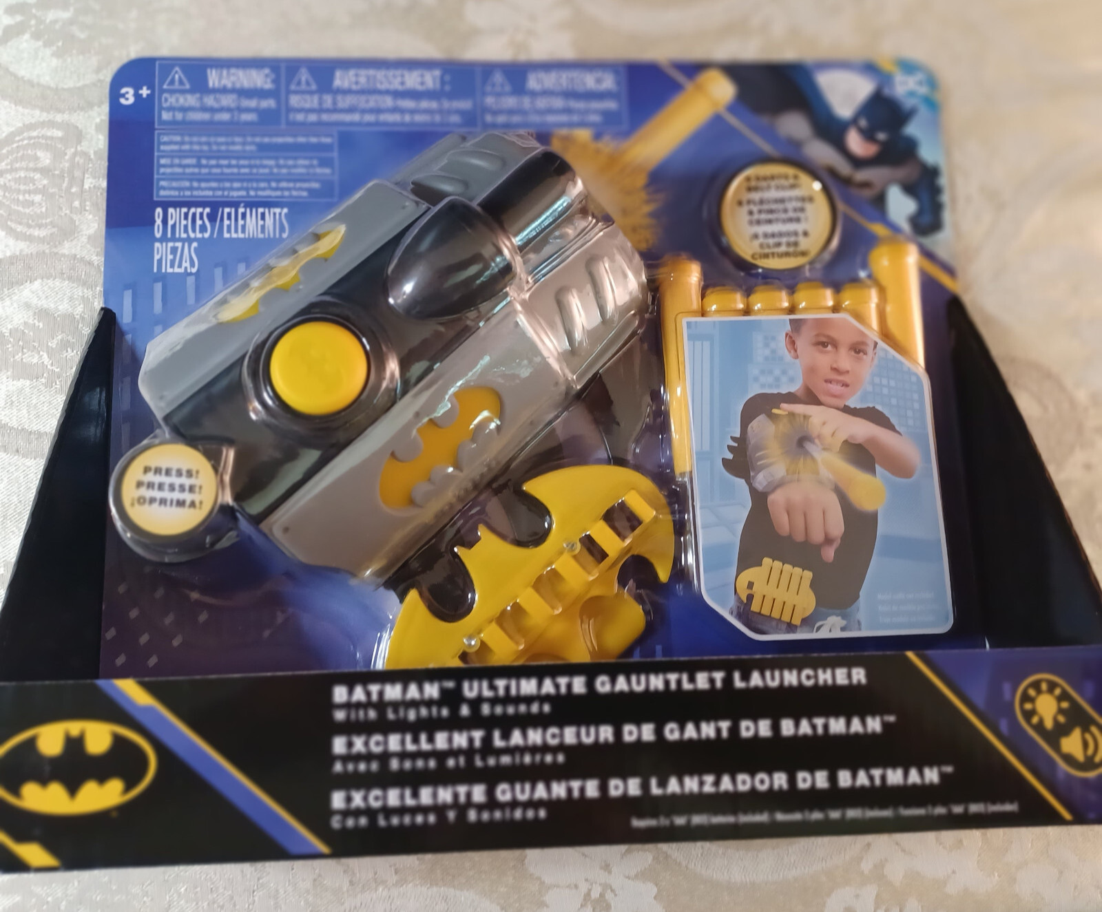 Batman Ultimate Gauntlet Launcher With Lights & Sounds DC Comics Interactive