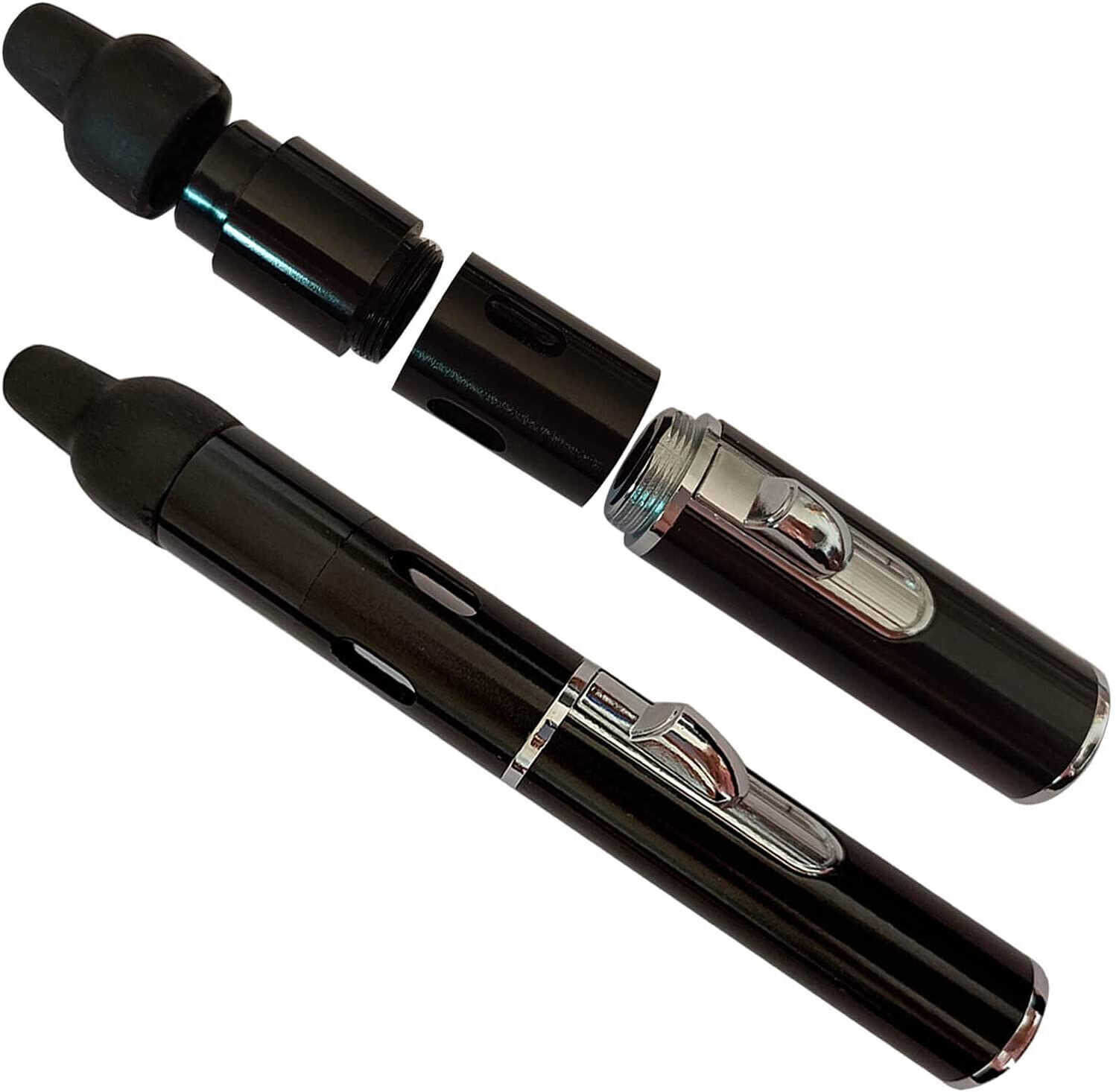 New All-in-1 Pipe Windproof Click Butane Refillable Torch Lighter Click-N-Hit